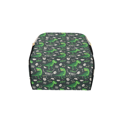 T Rex Pattern Print Design A05 Diaper Bag Backpack