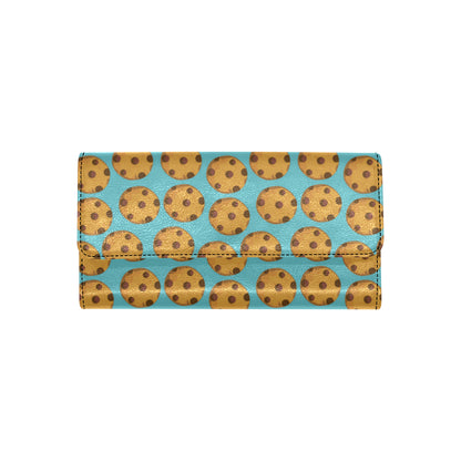 Cookie Pattern Print Design 01 Women's Trifold Wallet