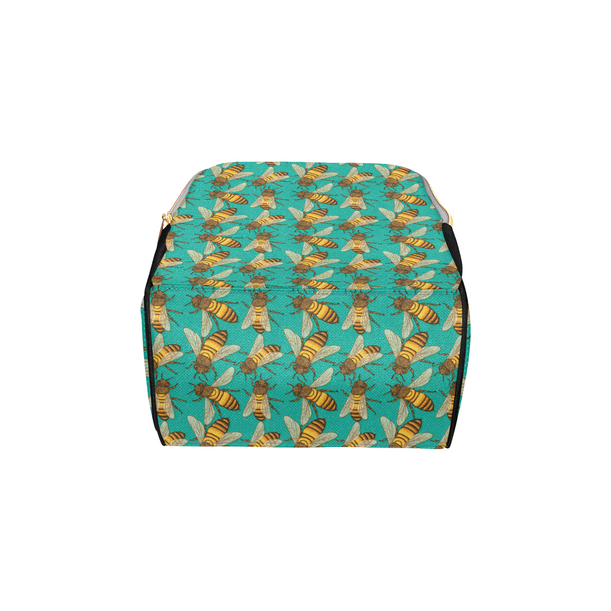 Bee Pattern Print Design BEE04 Diaper Bag Backpack