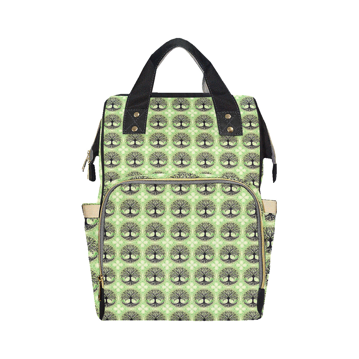Celtic Pattern Print Design 010 Diaper Bag Backpack