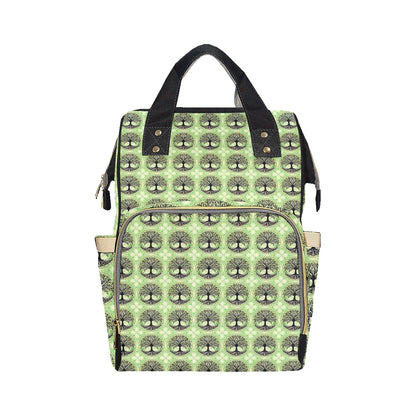 Celtic Pattern Print Design 010 Diaper Bag Backpack