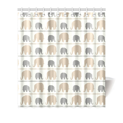 Elephant Cute Shower Curtain