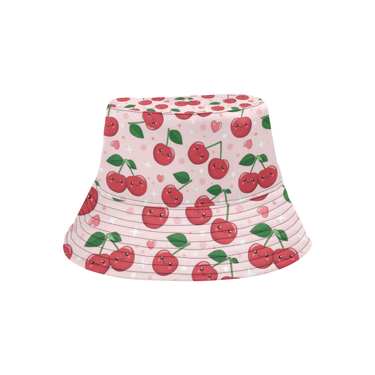 Cherry Pattern Print Design CH02 Unisex Bucket Hat