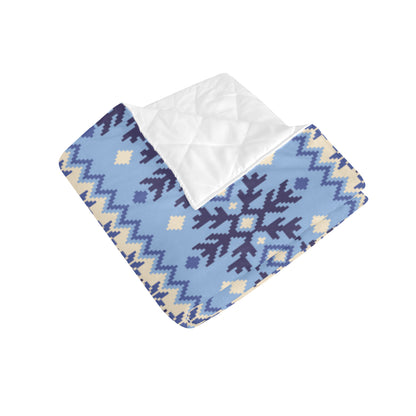 Nordic Pattern Print Design A03 Premium Quilt