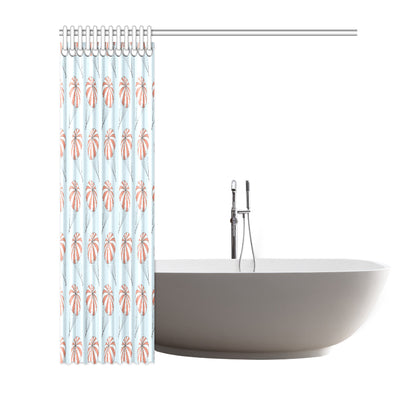 Skydiving Pattern Print Design 01 Shower Curtain