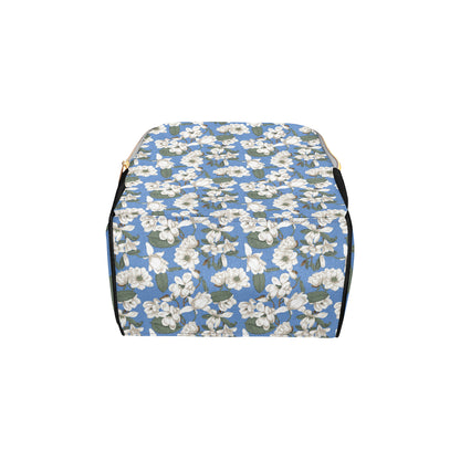 Magnolia Pattern Print Design 01 Diaper Bag Backpack