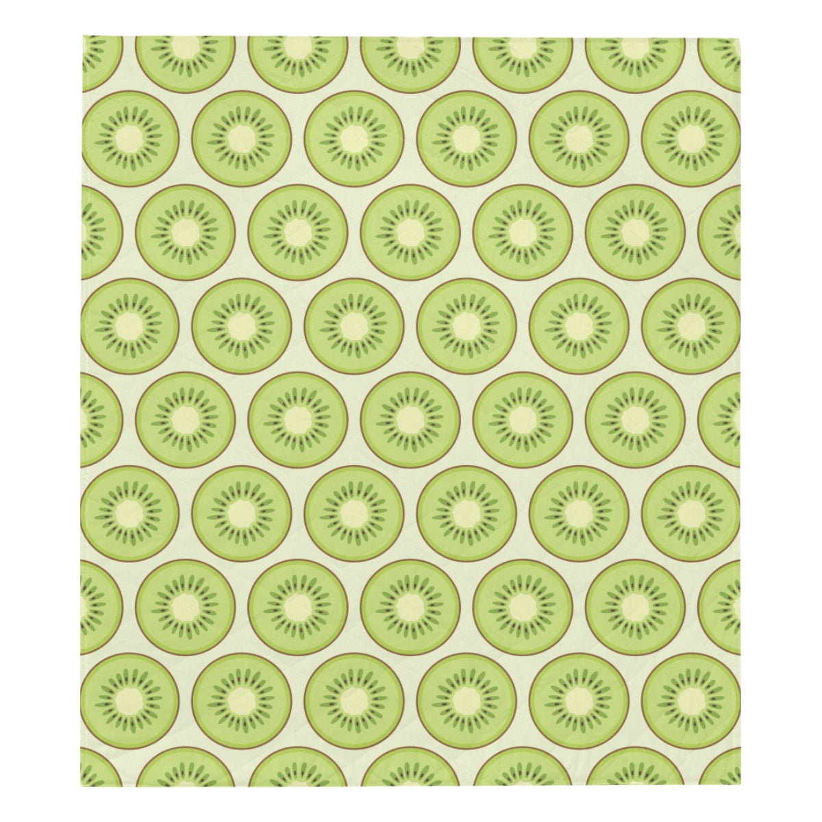 Kiwi Pattern Print Design KW02 Premium Quilt