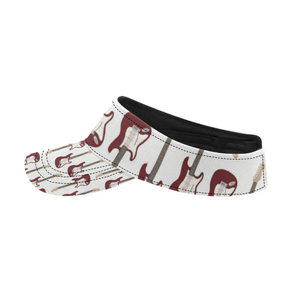 Bass Guitar Pattern Print Design 03 Unisex Sun Visor
