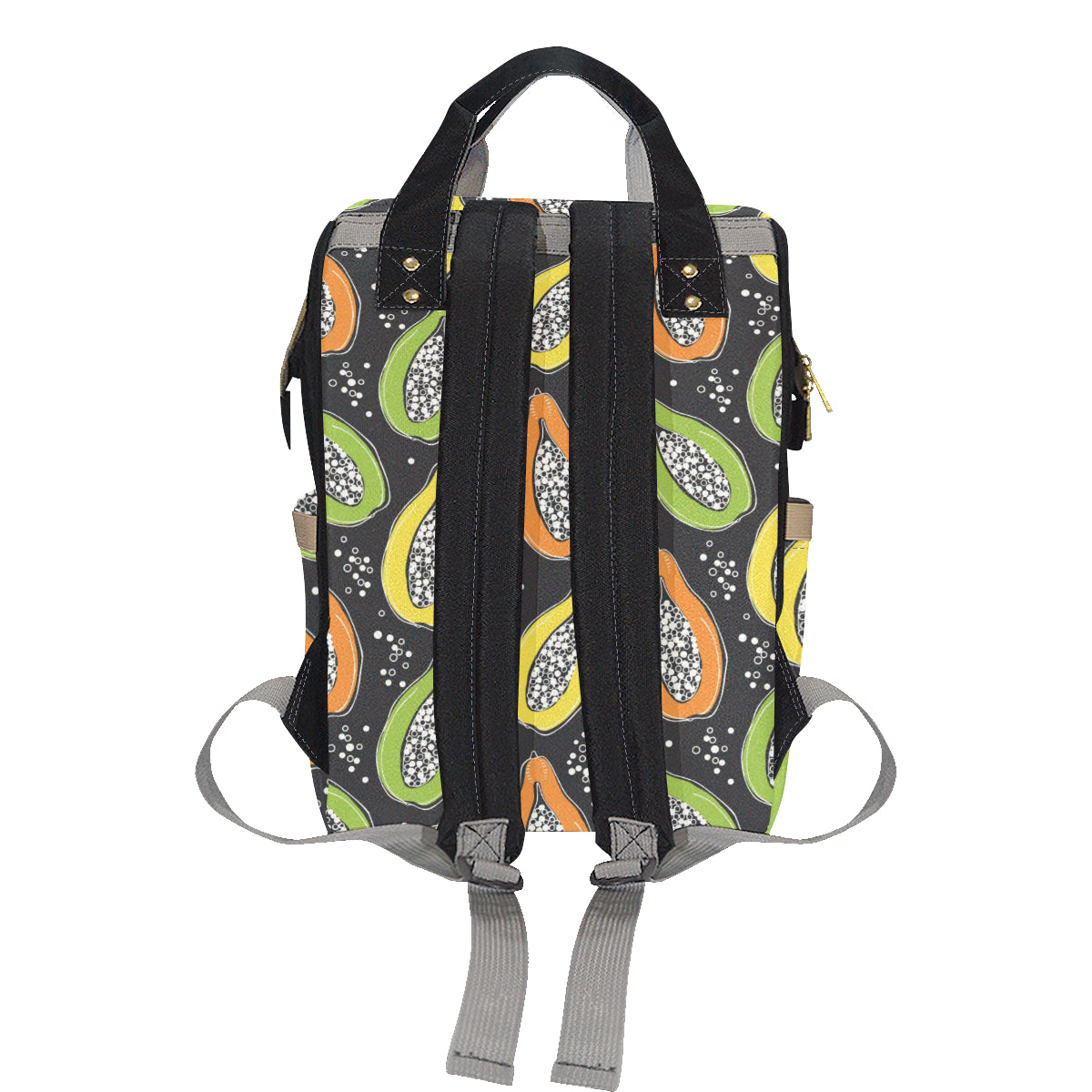 Papaya Pattern Print Design PP05 Diaper Bag Backpack