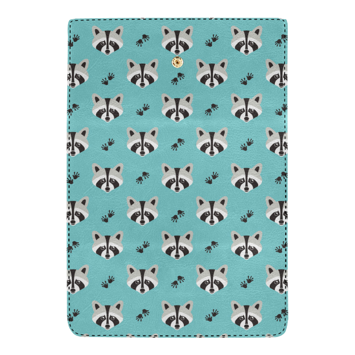 Raccoon Pattern Print Design A01 Women's Trifold Wallet