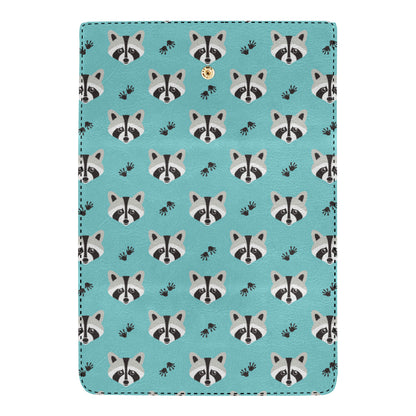Raccoon Pattern Print Design A01 Women's Trifold Wallet