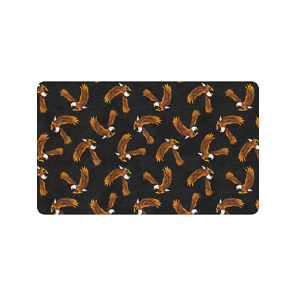 Eagles Print Pattern Rubber Doormat