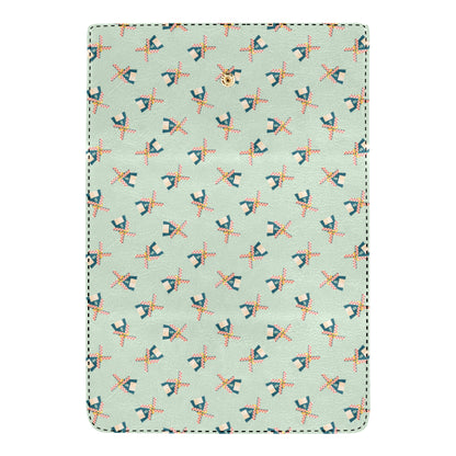 Windmill Pattern Print Design 02 Women's Trifold Wallet