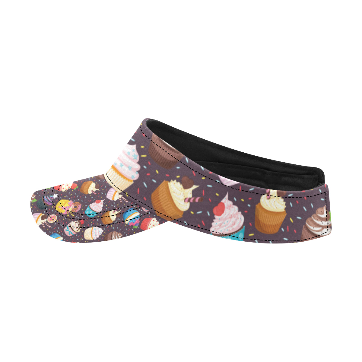 Cupcakes Party Print Pattern Unisex Sun Visor