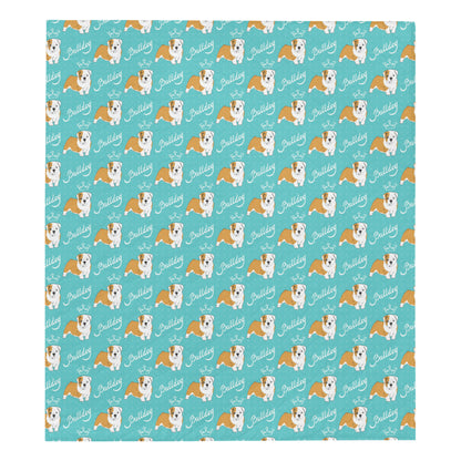 Bulldogs Pattern Print Design 05 Premium Quilt
