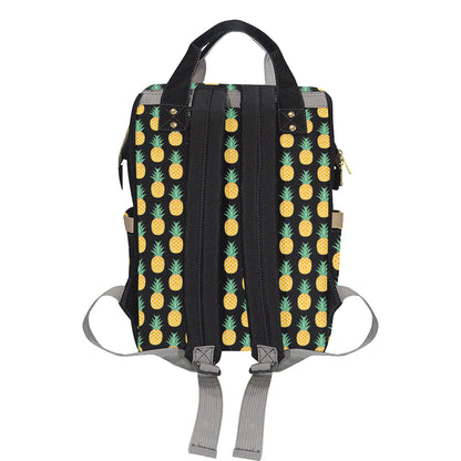 Pineapple Pattern Print Design A03 Diaper Bag Backpack