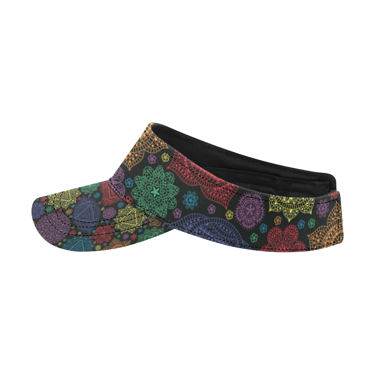 Chakra Mandala Print Pattern Unisex Sun Visor