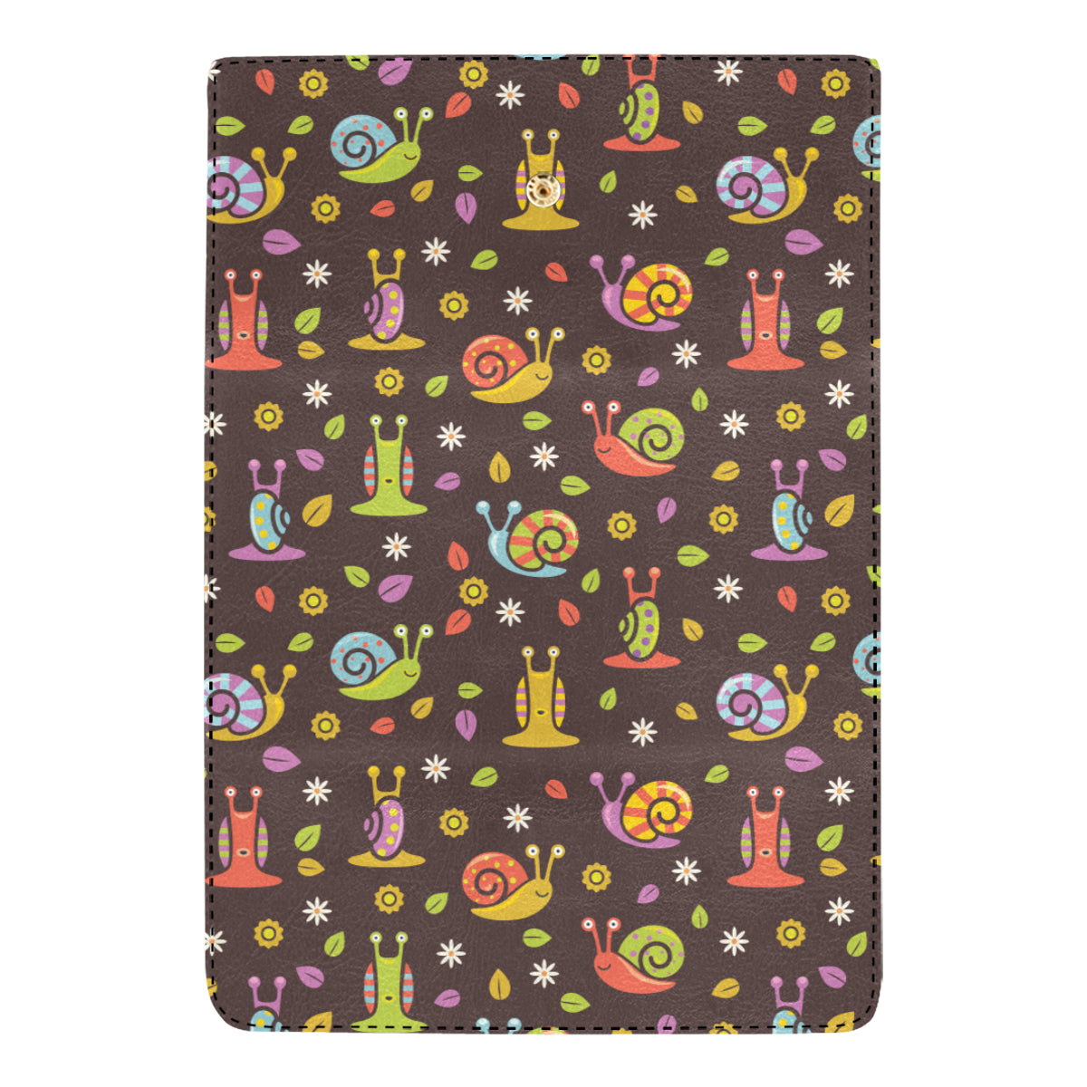 Snail Pattern Print Design 01 Women's Trifold Wallet