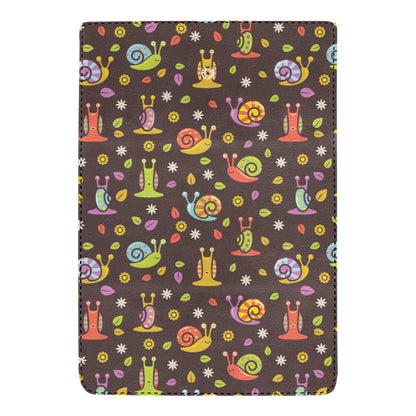 Snail Pattern Print Design 01 Women's Trifold Wallet