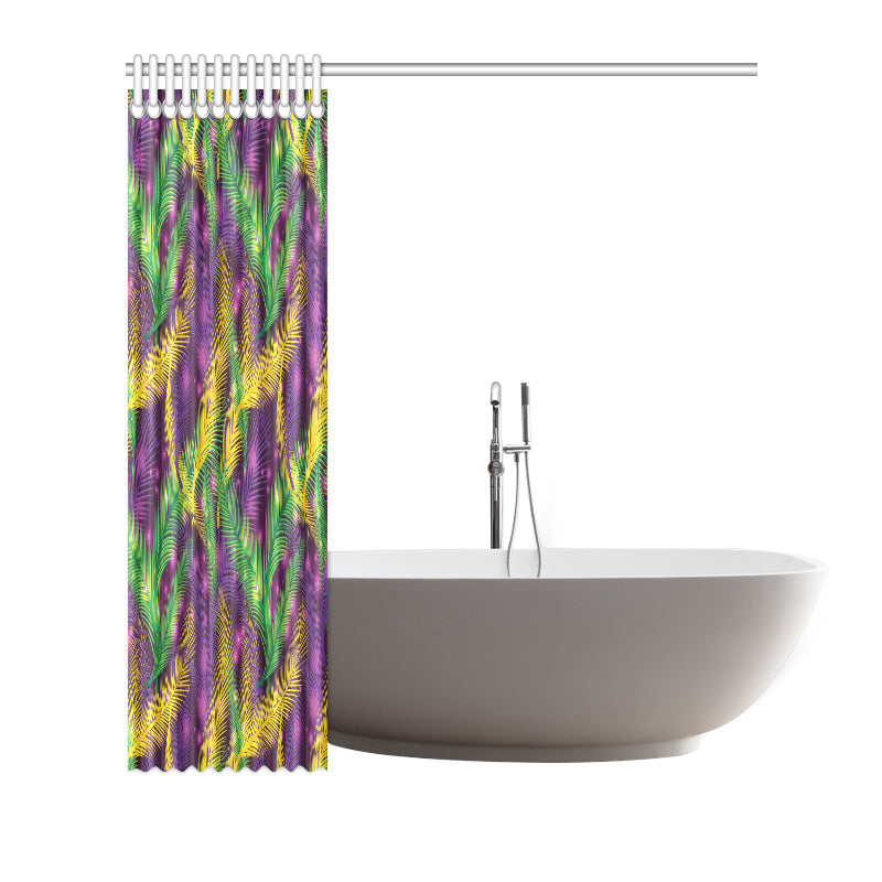 Mardi Gras Pattern Print Design 09 Shower Curtain
