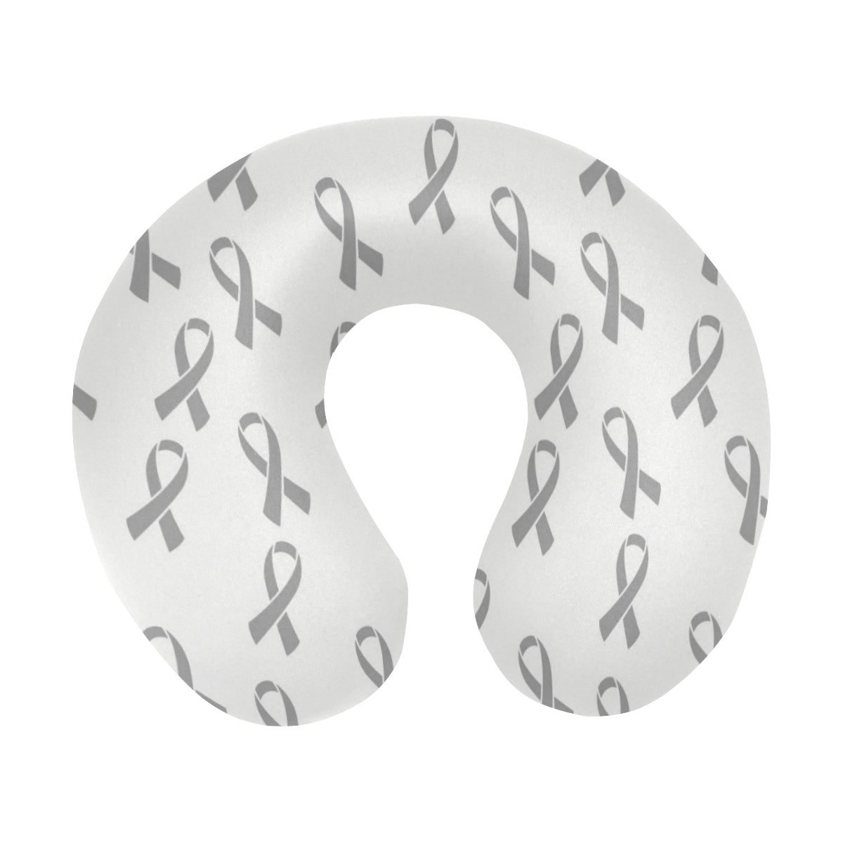 Brain cancer Pattern Print Design 01 U-Shaped Travel Neck Pillow