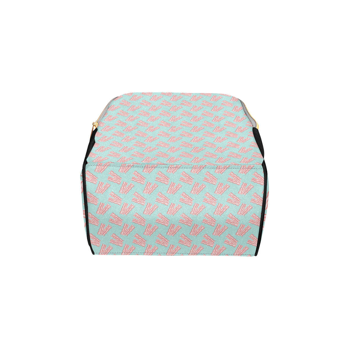 Bacon Pattern Print Design 04 Diaper Bag Backpack
