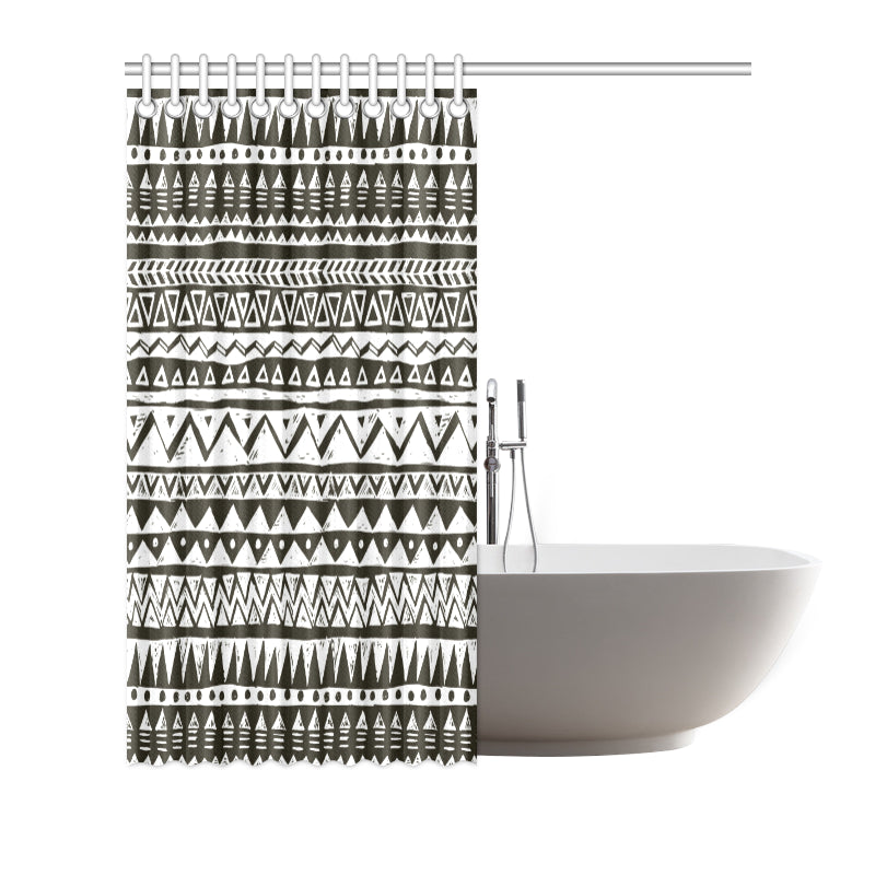Hand draw Tribal Aztec Shower Curtain