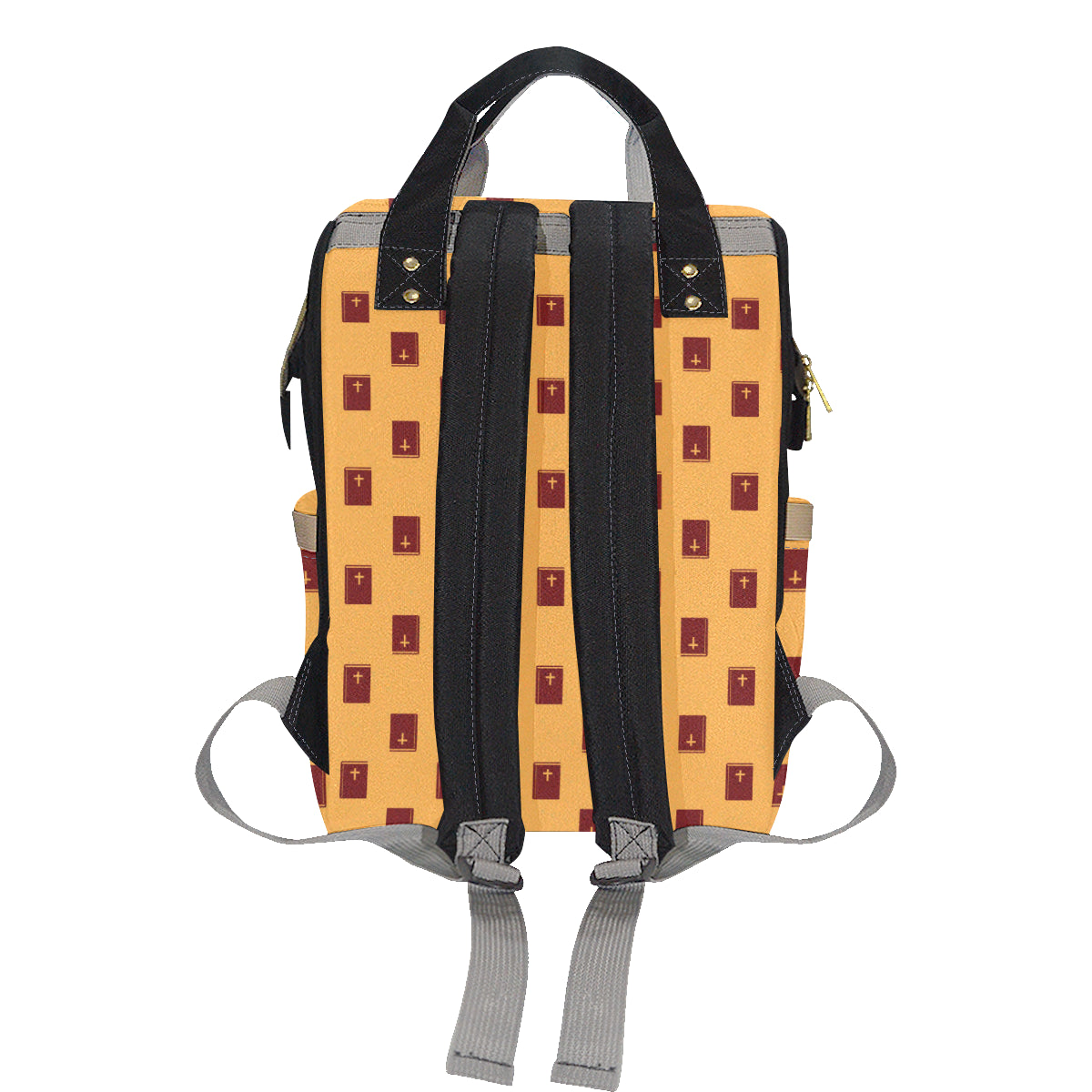Bible Pattern Print Design 05 Diaper Bag Backpack