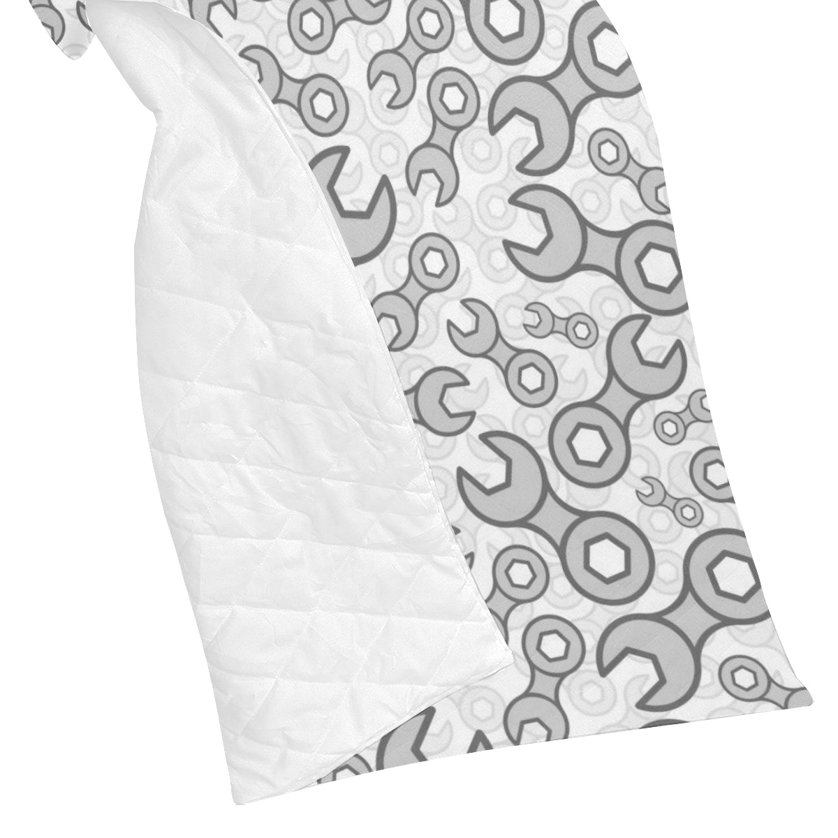 Mechanic Pattern Print Design 05 Premium Quilt
