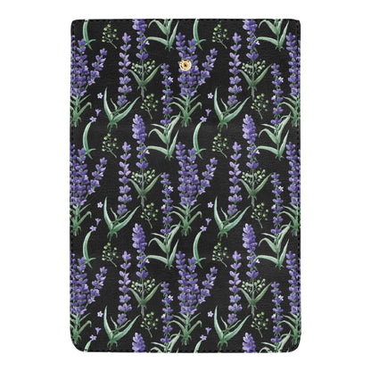 Lavender Pattern Print Design LV01 Women's Trifold Wallet