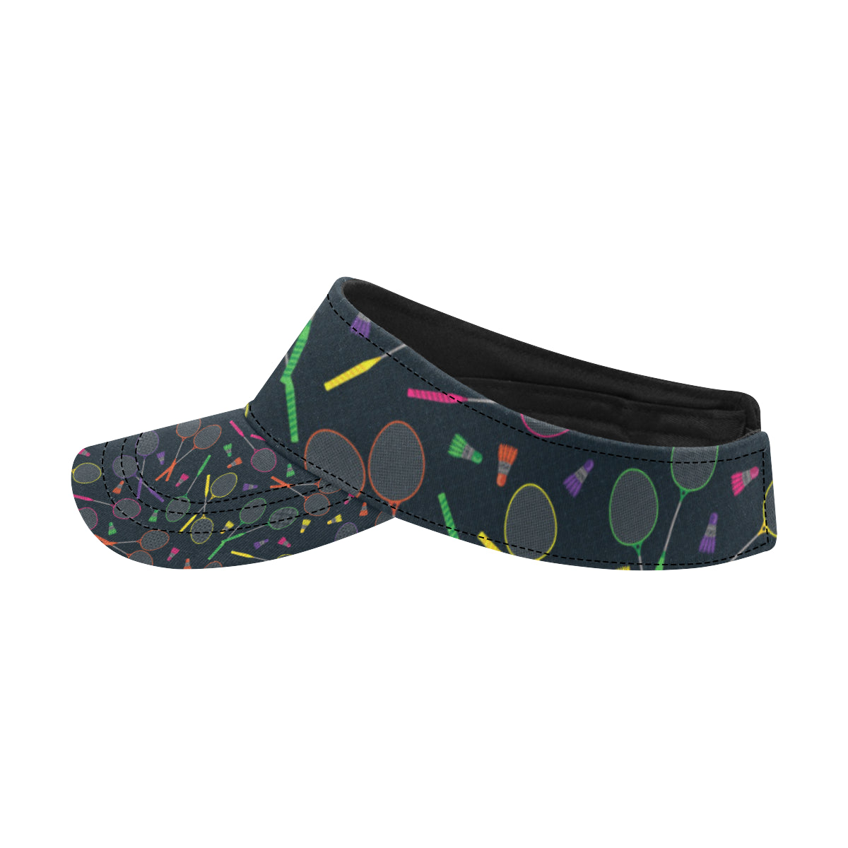 Badminton Pattern Print Design 04 Unisex Sun Visor