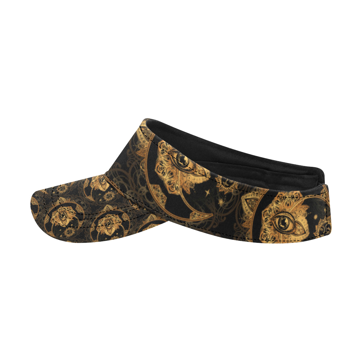 Sun Moon mandala Third eye Unisex Sun Visor