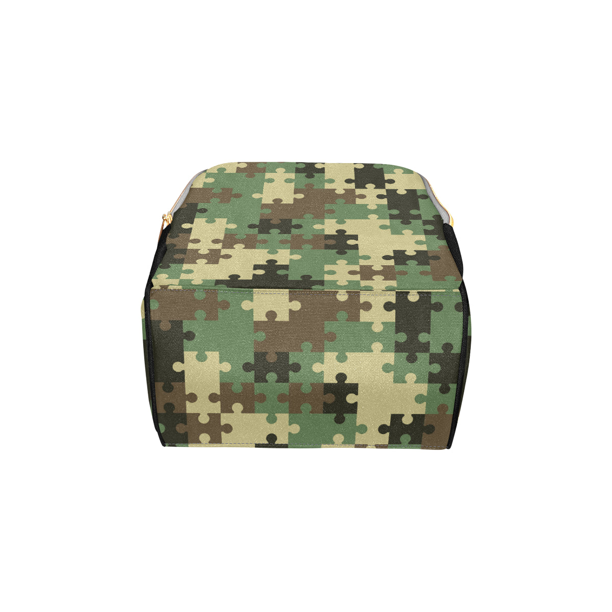 Puzzle Camo Pattern Print Design A03 Diaper Bag Backpack