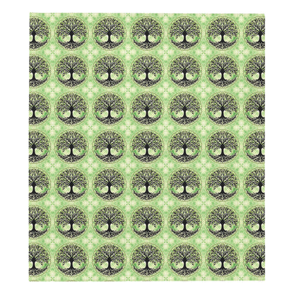 Celtic Pattern Print Design 010 Premium Quilt