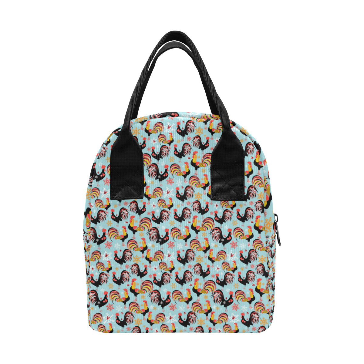 Rooster Themed Design Insulated Lunch Bag