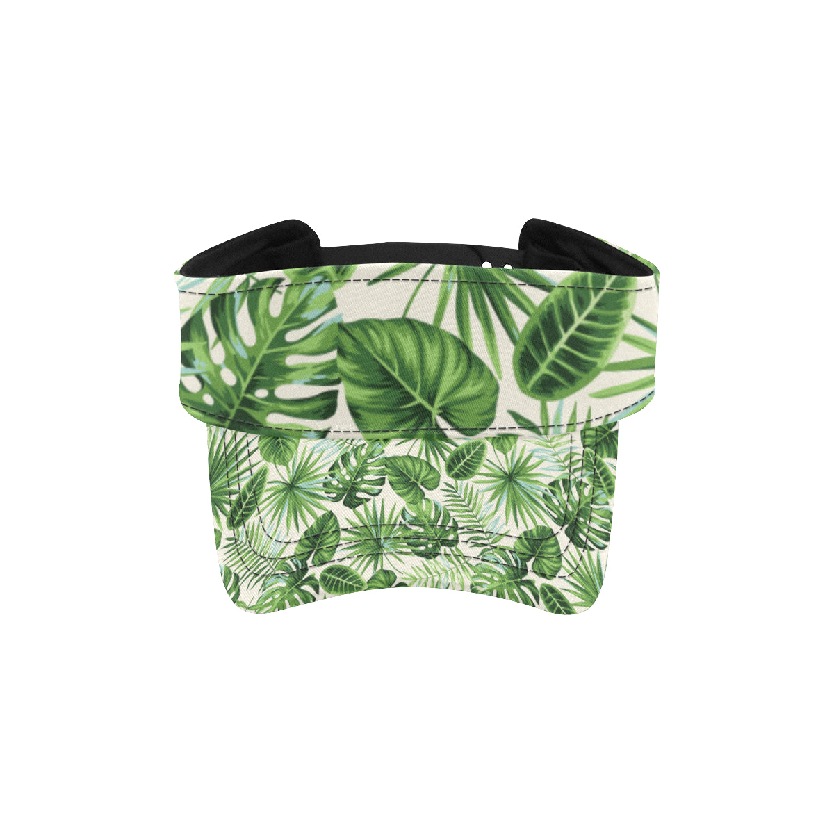 Palm Leaf Pattern Print Design A01 Unisex Sun Visor