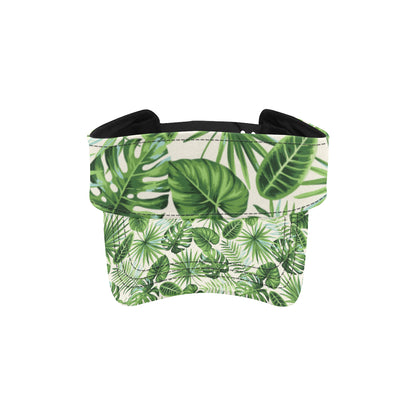 Palm Leaf Pattern Print Design A01 Unisex Sun Visor