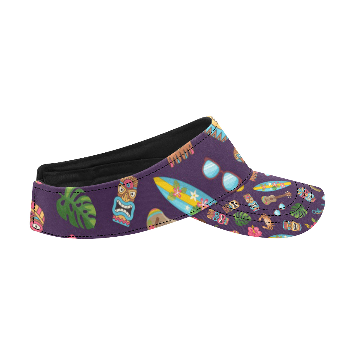 Hawaiian Themed Pattern Print Design H024 Unisex Sun Visor