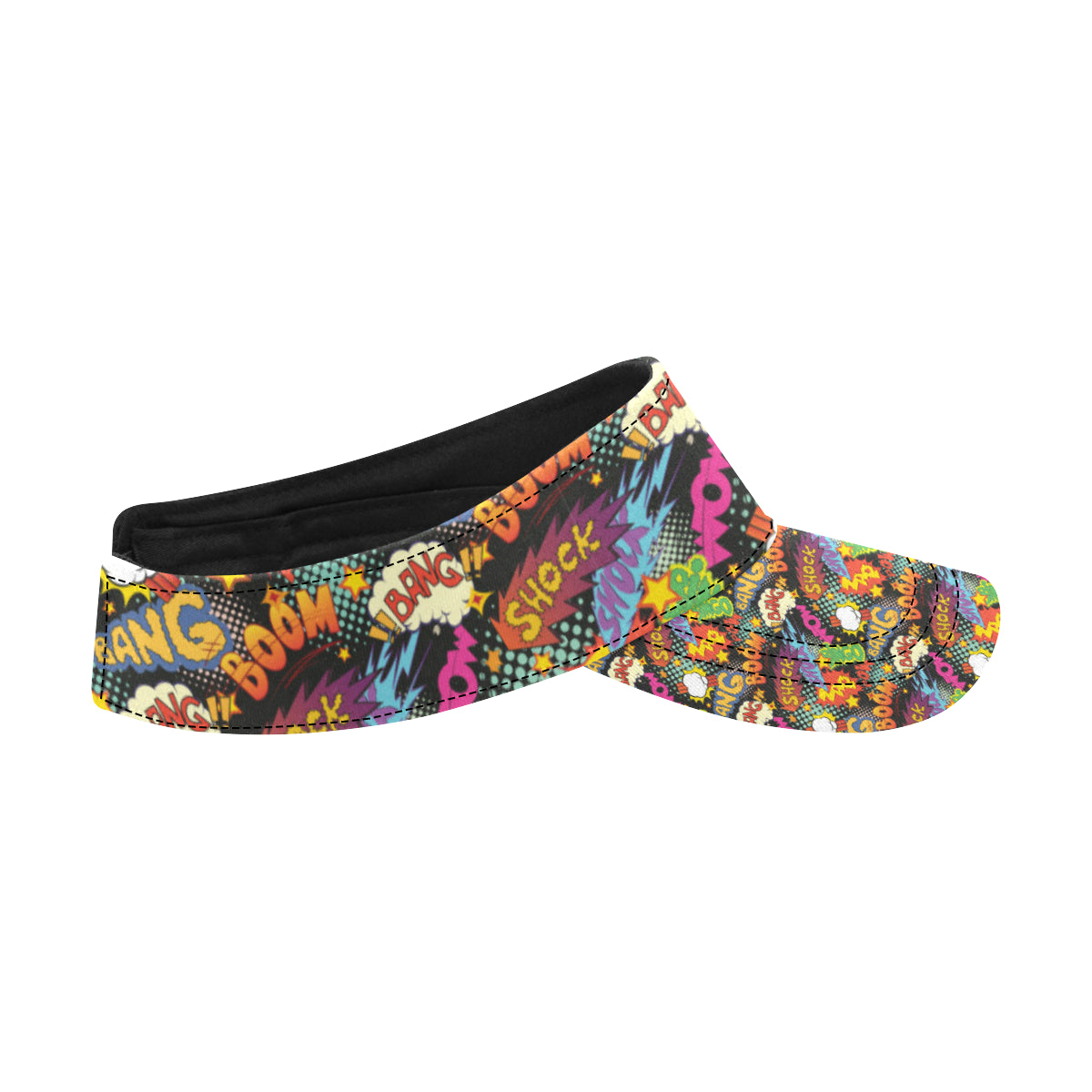 Comic Book Pattern Print Design 01 Unisex Sun Visor
