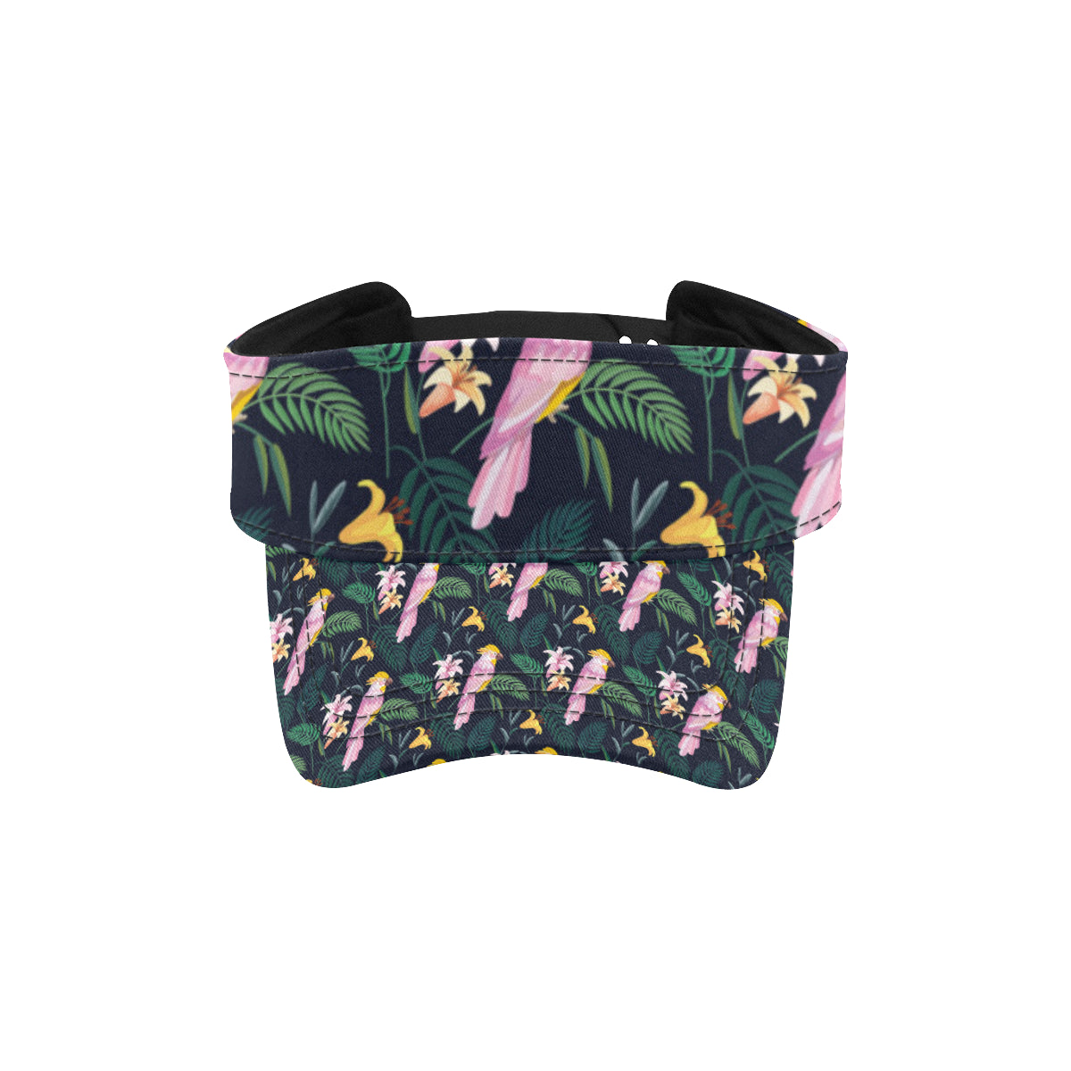 Cockatoo Pattern Print Design 03 Unisex Sun Visor