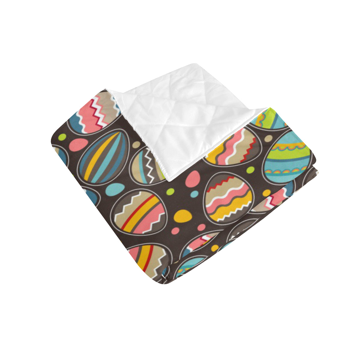 Easter Eggs Pattern Print Design RB03 Premium Quilt