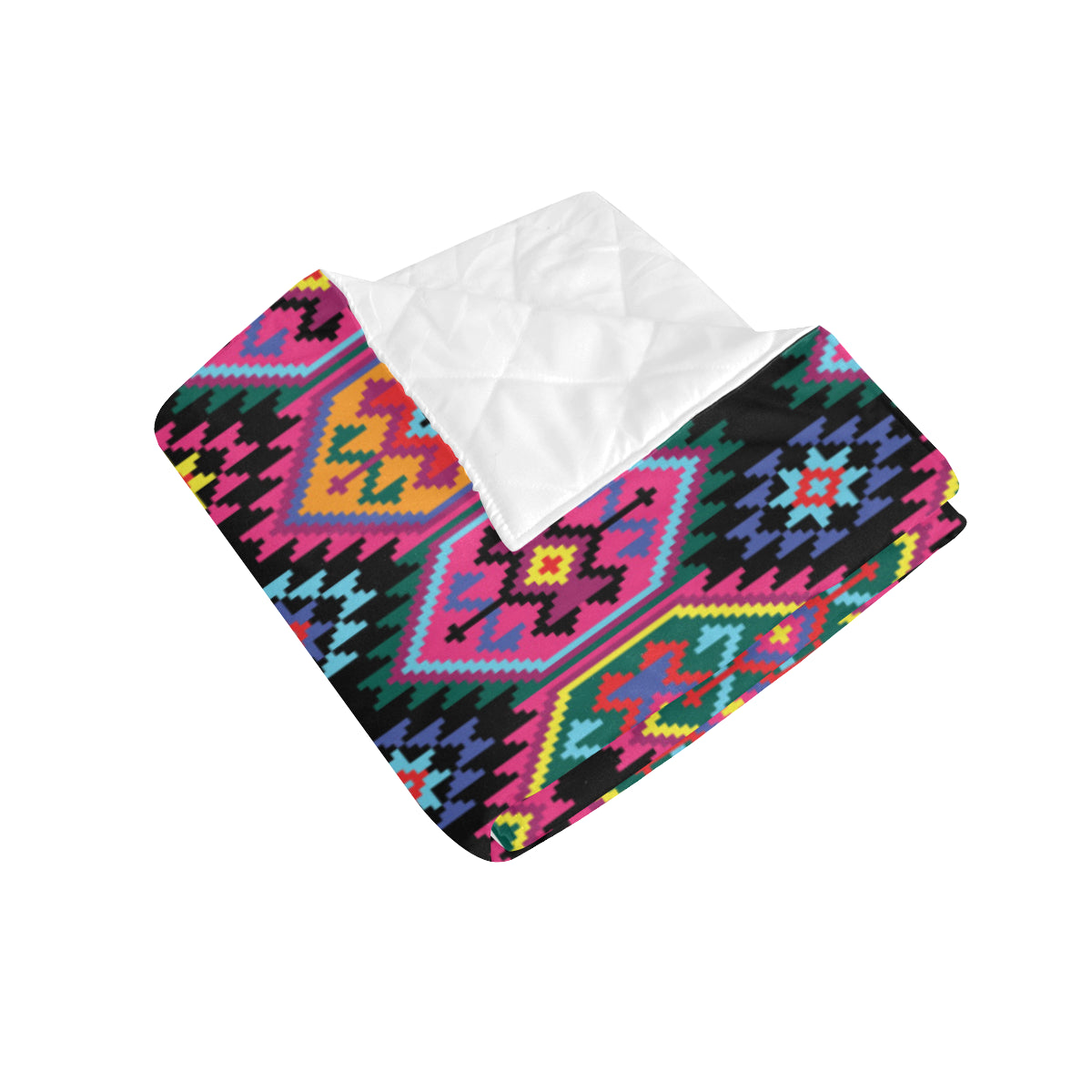 Mexican Pattern Print Design 02 Premium Quilt