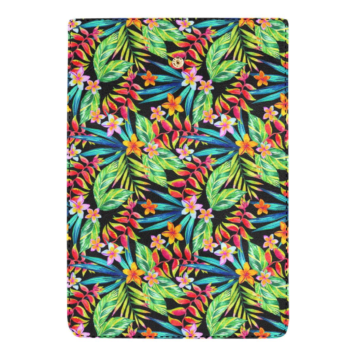Heliconia Pattern Print Design HL09 Women's Trifold Wallet