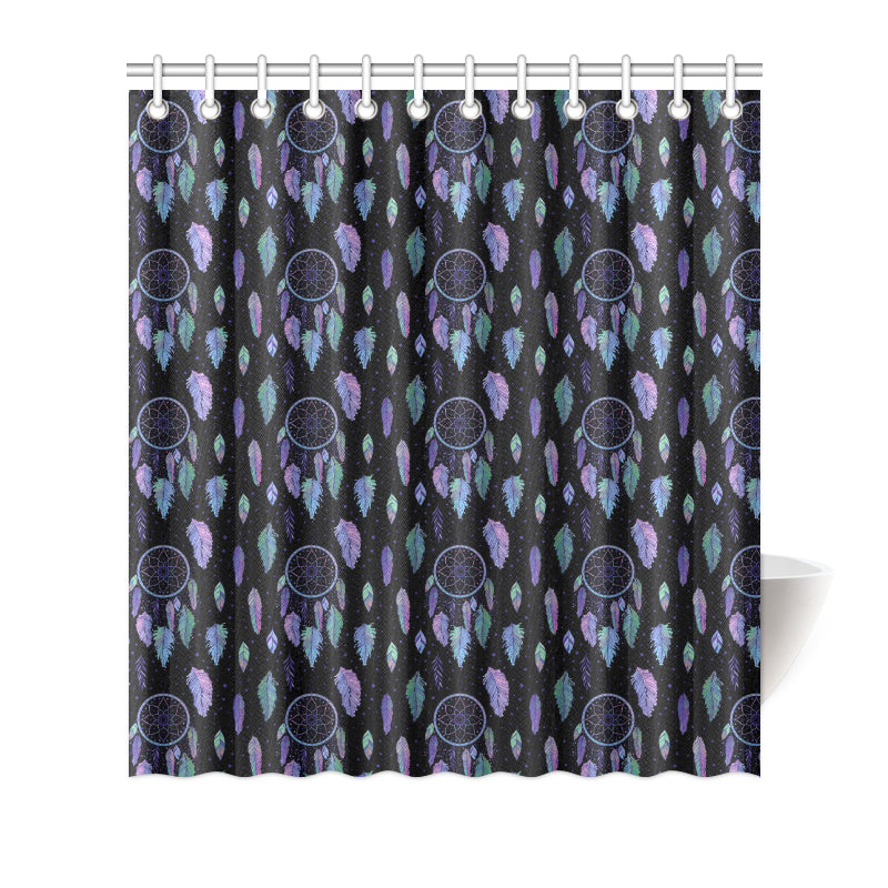Dream Catcher Tribal Design Shower Curtain