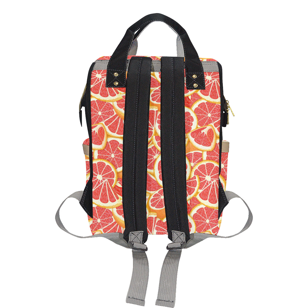 Grapefruit Pattern Print Design GF02 Diaper Bag Backpack