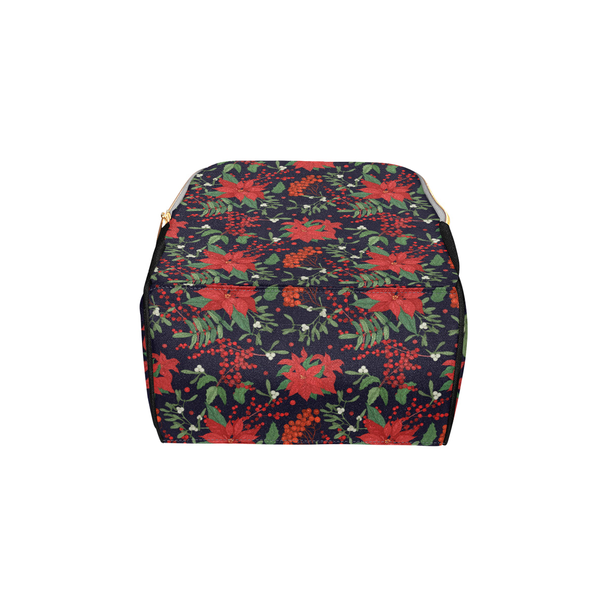 Poinsettia Pattern Print Design POT02 Diaper Bag Backpack