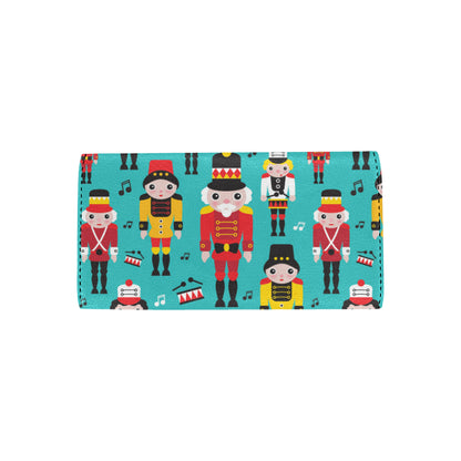 Nutcracker Pattern Print Design A03 Women's Trifold Wallet
