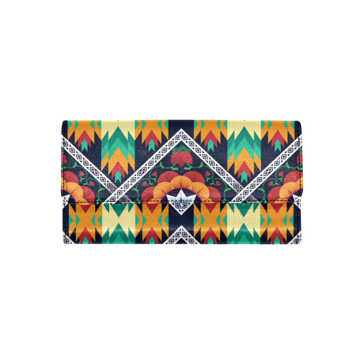 African Kente Women's Trifold Wallet