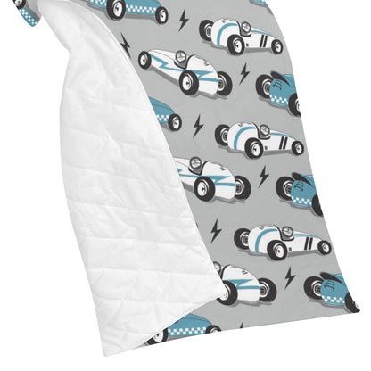 Racing Vintage Pattern Print Design A02 Premium Quilt
