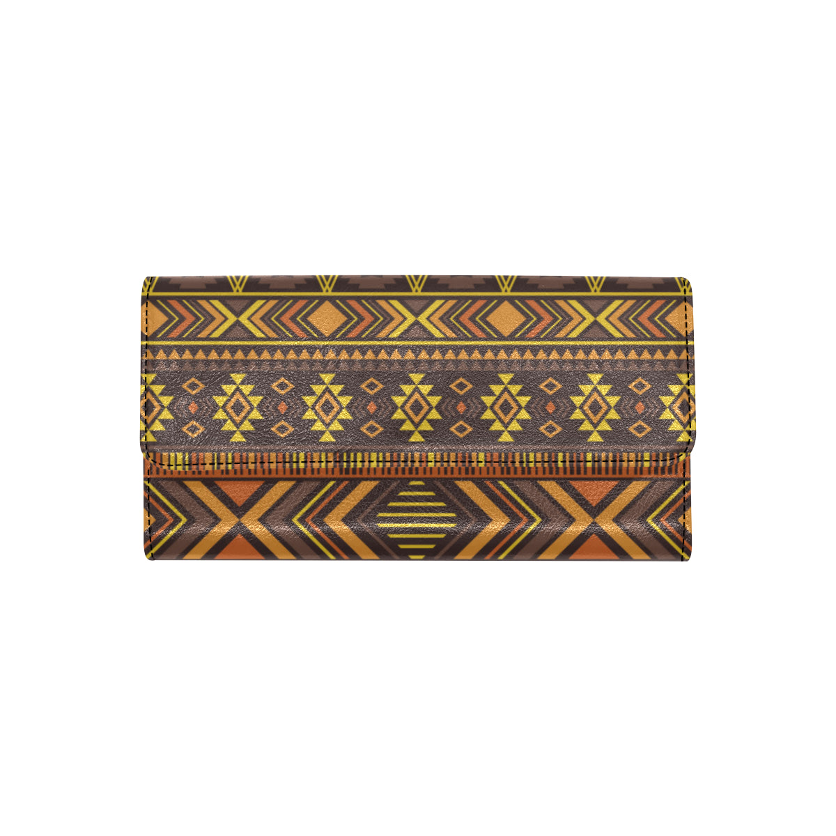 Navajo Pattern Print Design A06 Women's Trifold Wallet